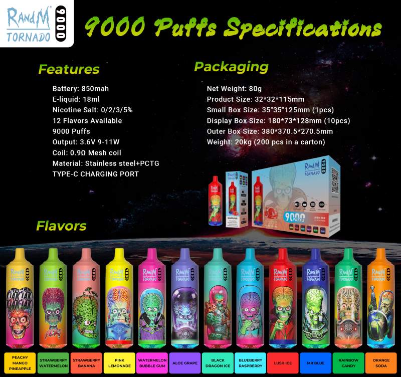 randm Tornado 9000 vape