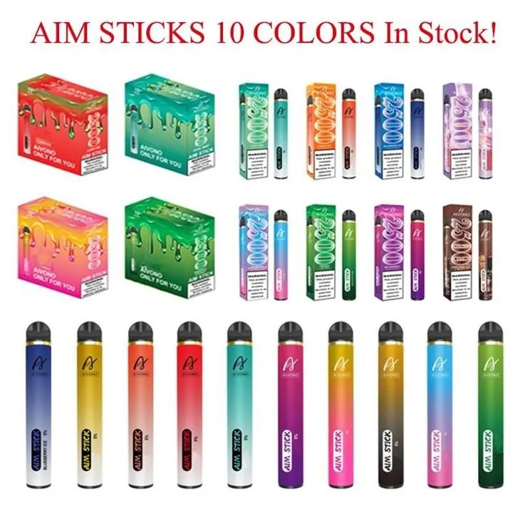 AiM Stick 2500 Puffs Electroinc Cigarette Disposable Vape