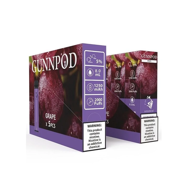 Gunnpod 2000 Puffs Disposable Vape