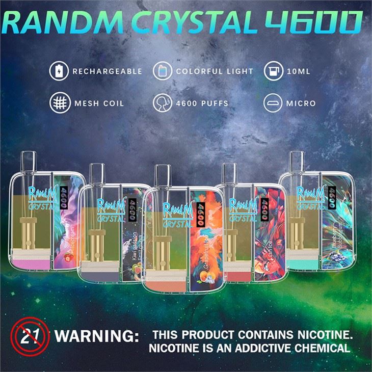 Randm Crystal 4600 engangs elektronisk cigaret
