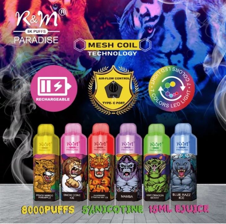 R&M PARADISE 8000 PUFFS