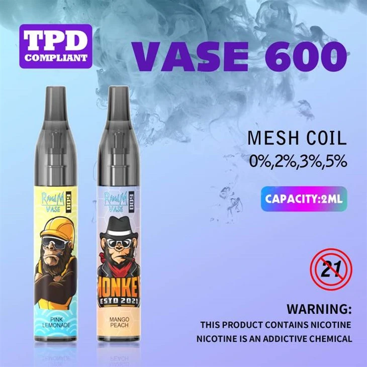 RANDM VASE 600 PUFFS
