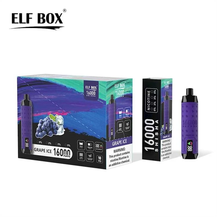 ELF   BOX   SISHA   16000   Puffs   Engangs   Vape