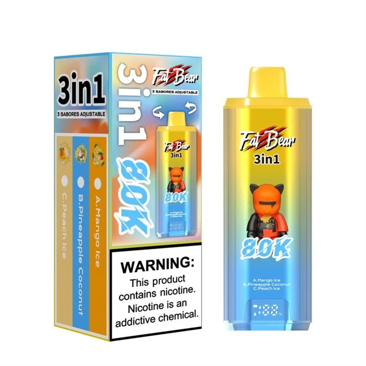 Fedt bjørn 3 i 1 80 k puffs