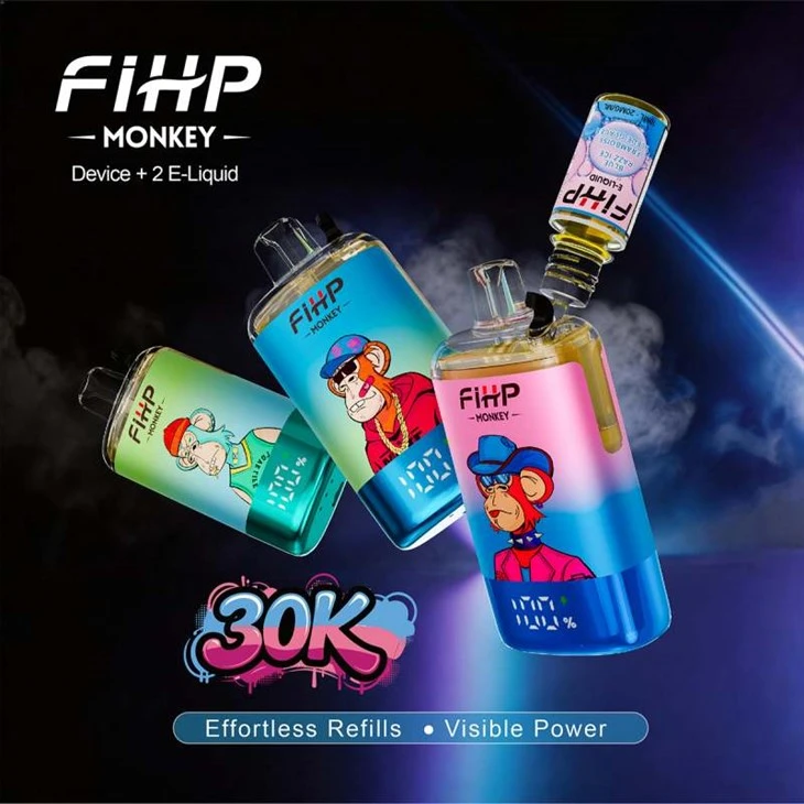 FIHP MONKEY 30000 Puffs Genopfyldelig TPD