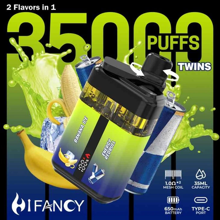 Hifancy Twins 35000 Puffs Vape dobbelt smag