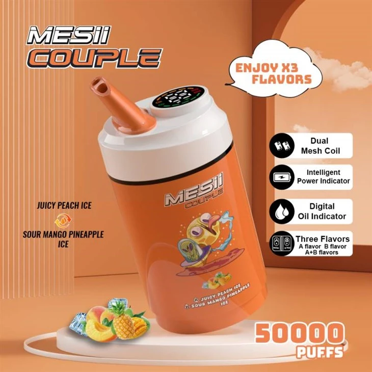 Mesii par 50000 puffs dobbelt smag tvillinger