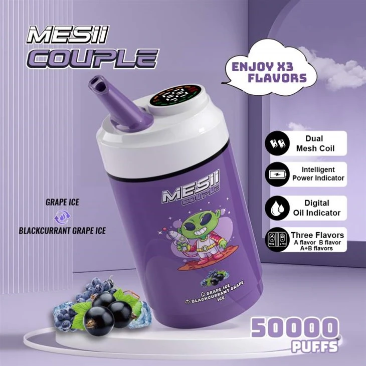 Mesii par 50000 puffs dobbelt smag