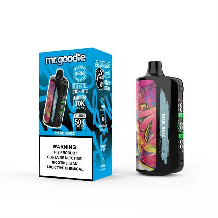 Hr. . Goodie Shisha DTL & MTL 50000 Puffs