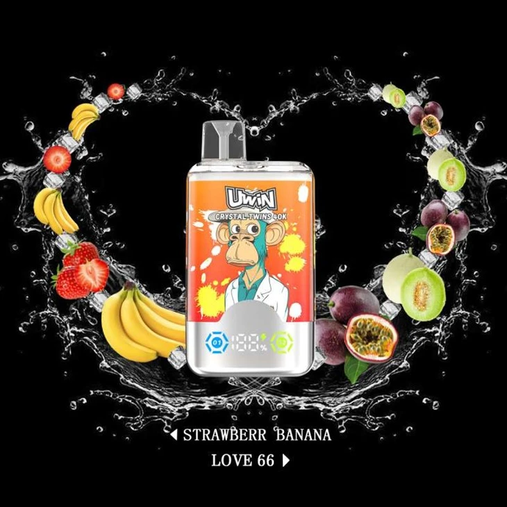 Uwin Crystal Twins 40000 Puffs dobbelt smag